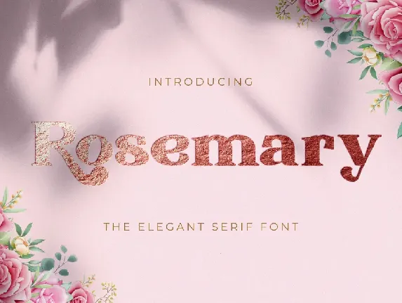 Rosemary font