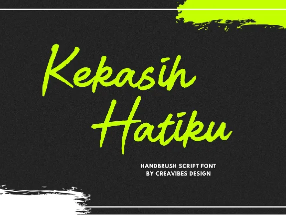 Kekasih Hatiku font