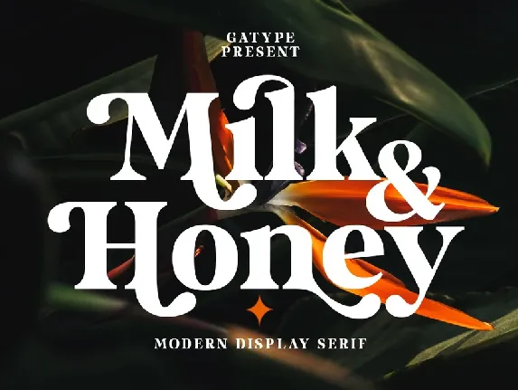 Milk and Honey font