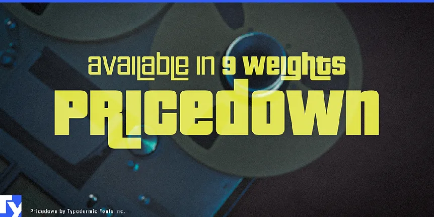 Pricedown font