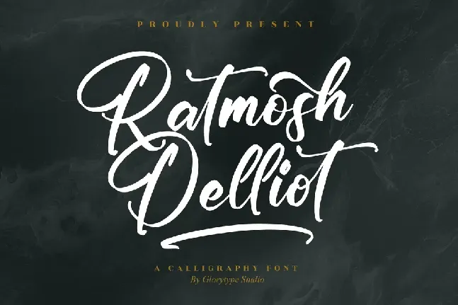 Ratmosh Delliot font