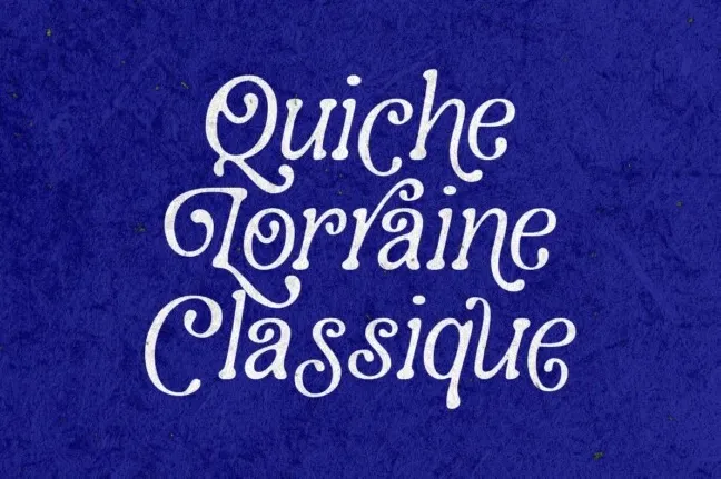 French Croissant font