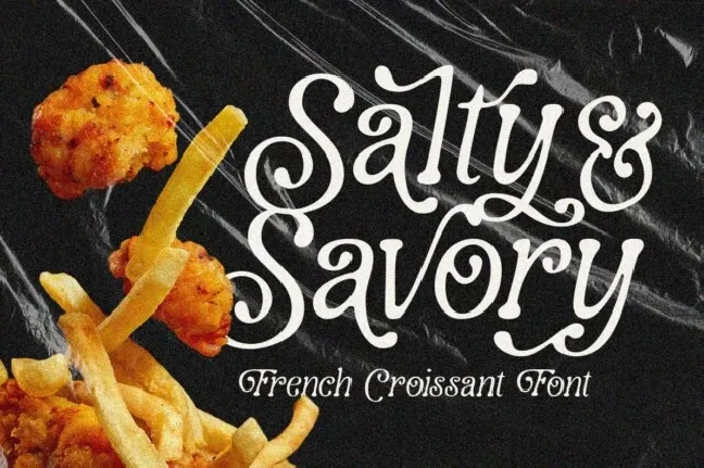 French Croissant font