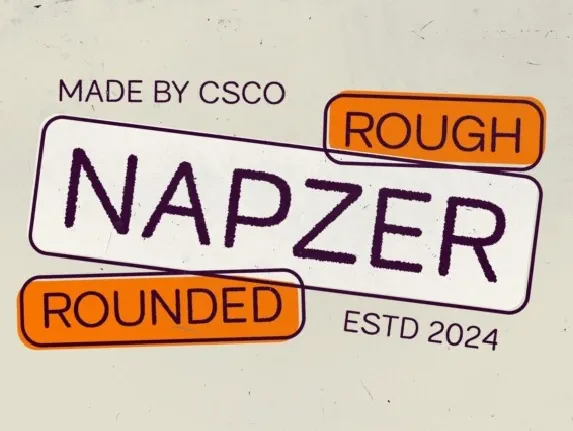 Napzer Rounded Rough font