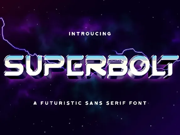 SUPERBOLT font