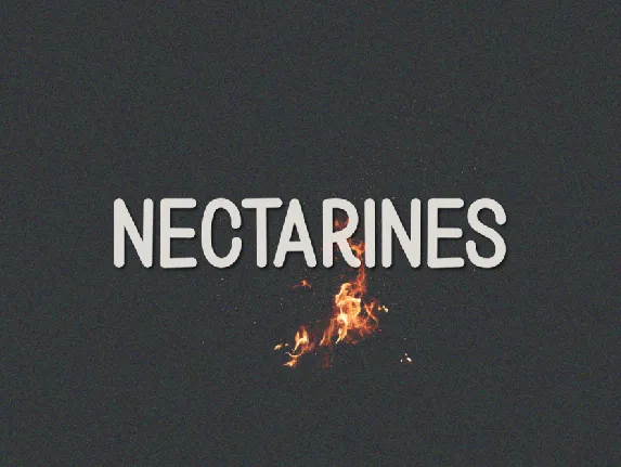 Nectarines font