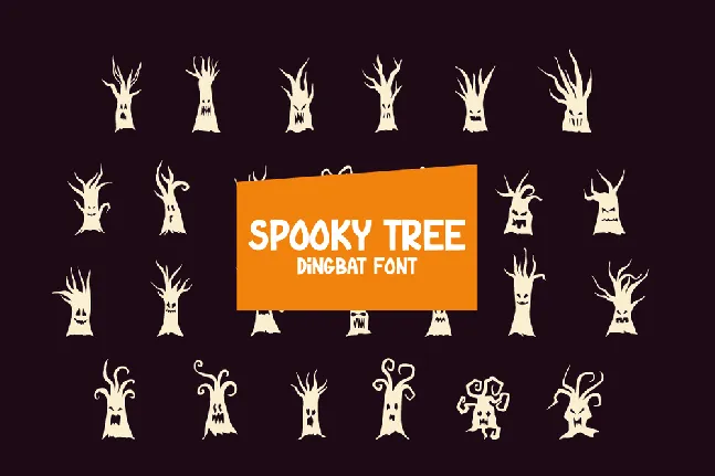 Spooky Tree font