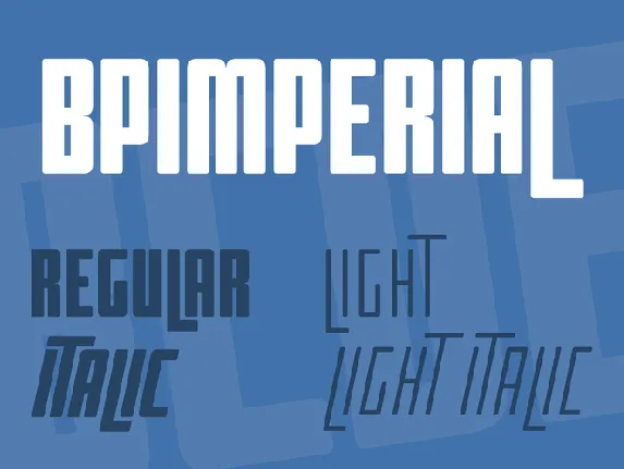 BPimperial font