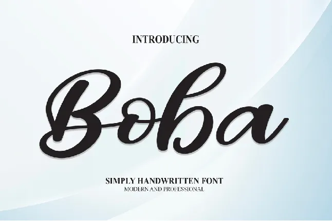 Boba Typeface font