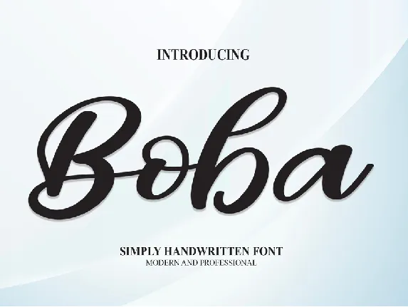 Boba Typeface font