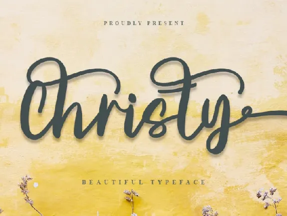 Christy Handwritten font