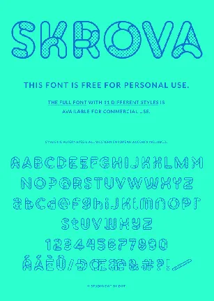 Skrova Layered font