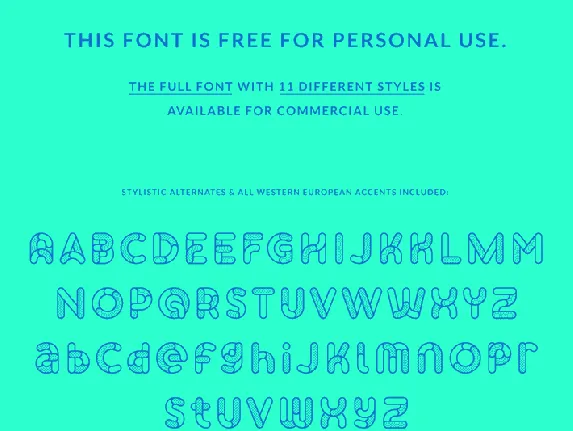 Skrova Layered font