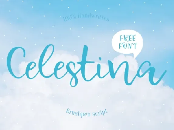 Celestina Script Free font