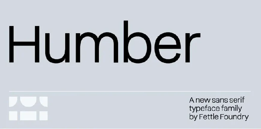 Humber font