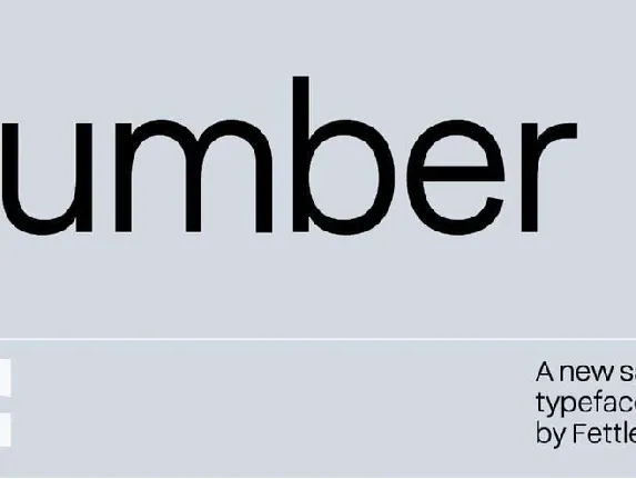 Humber font