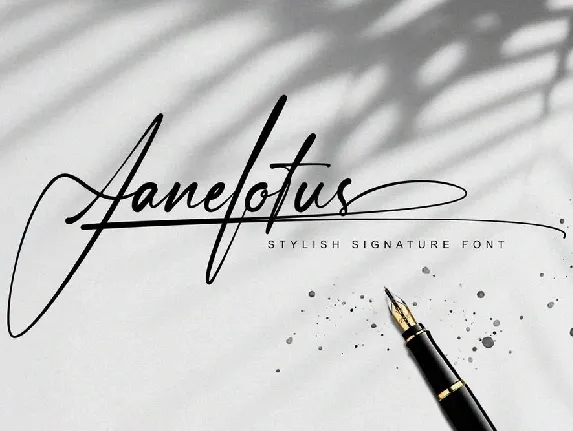 Janelotus font