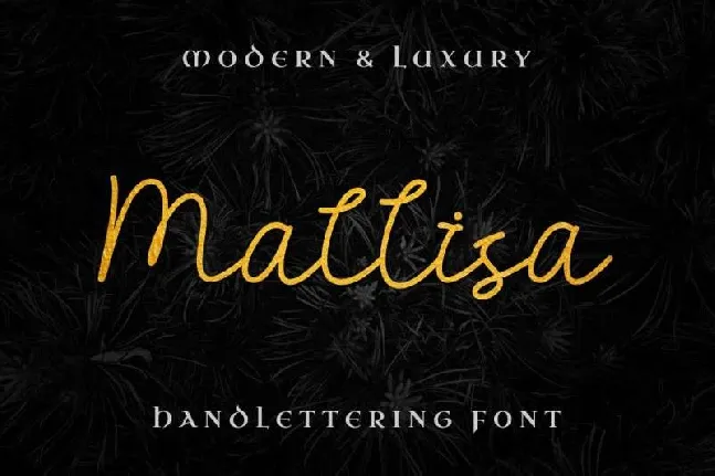 Mallisa Free font