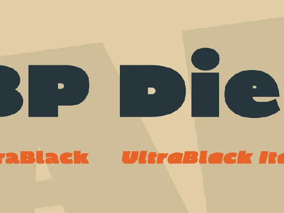 BP Diet font