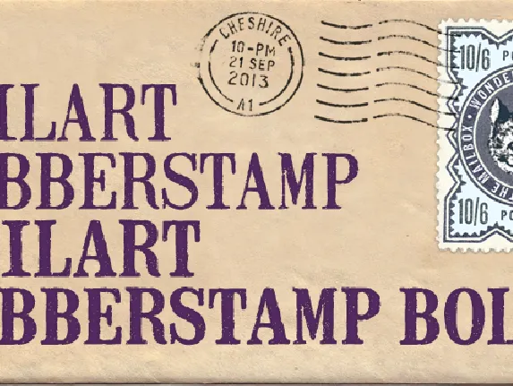 Mailart Rubberstamp font