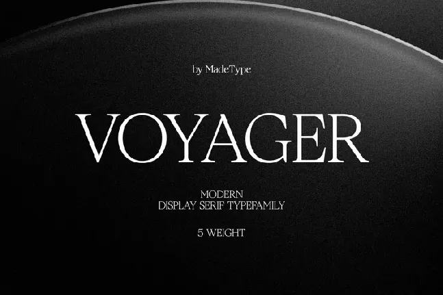 Voyager font