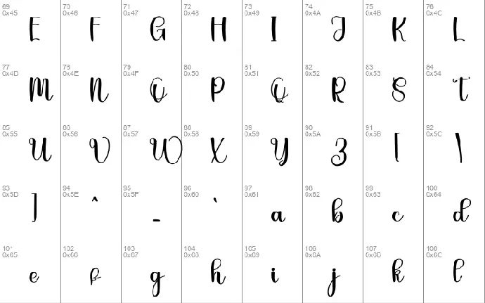 Weekly font