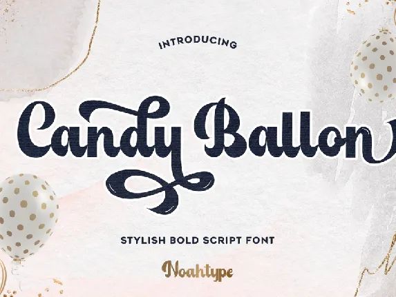 Candy Ballon font