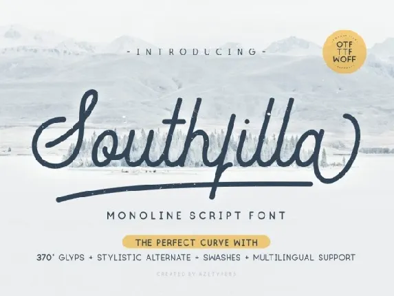 Southfilla Script font