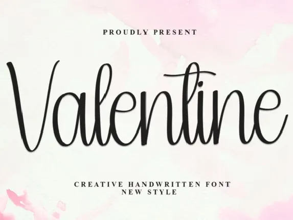 Valentine Handwritten Typeface font