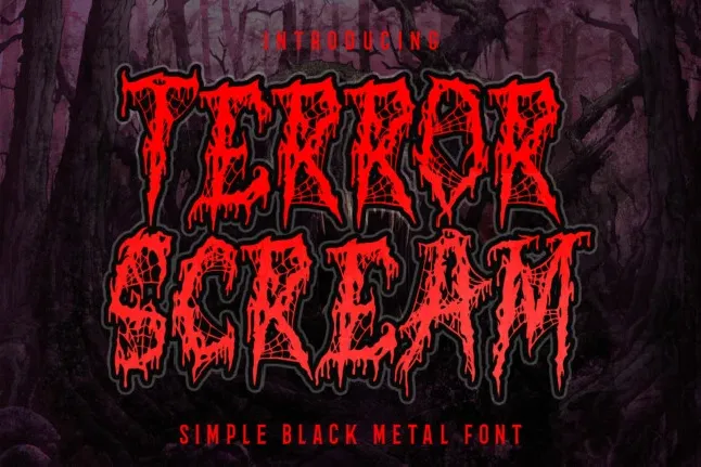 Terror Scream font