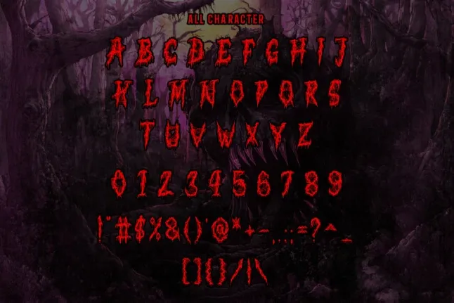 Terror Scream font