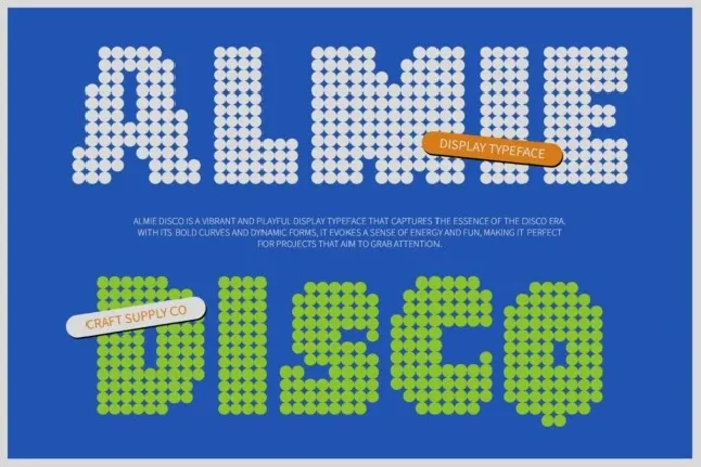 Almie Disco font