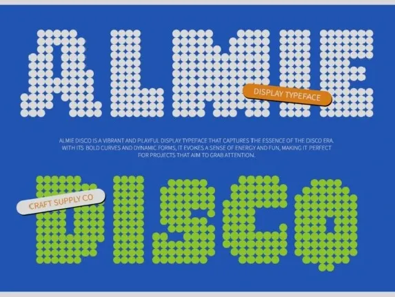 Almie Disco font