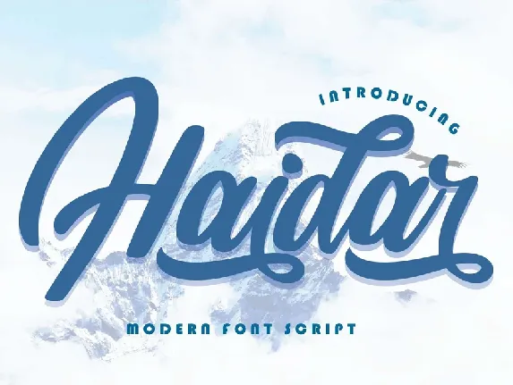 Haidar font