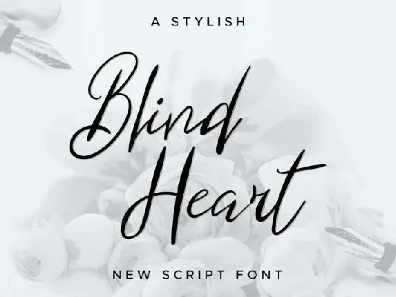 Blind Heart Script Free font