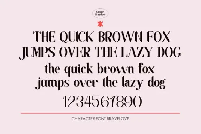 Brave love font