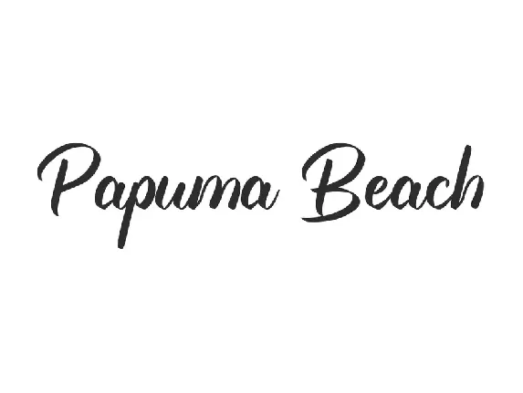 Papuma Beach Demo font