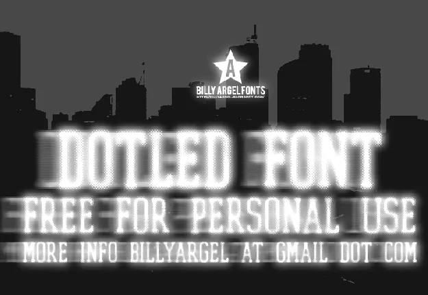 DOTLED font