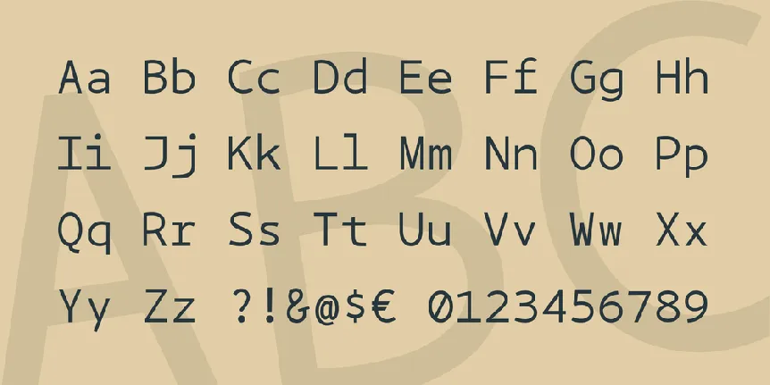 BPmono font