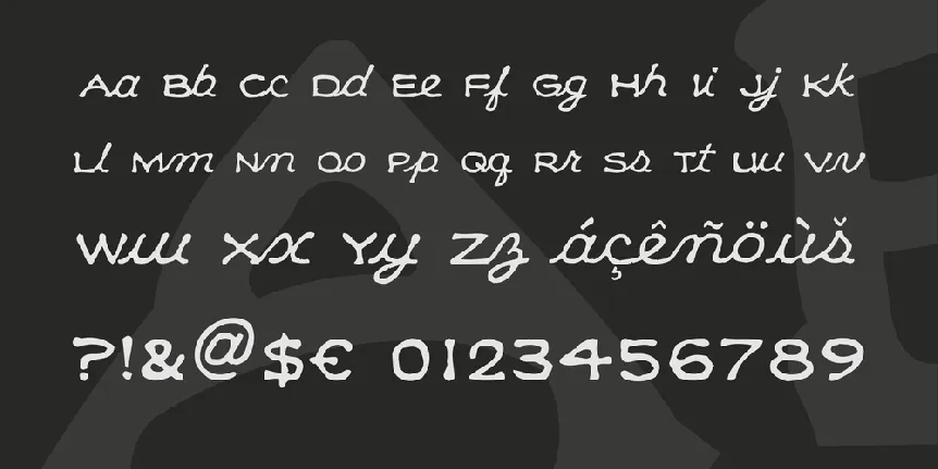 Klee CapScript font