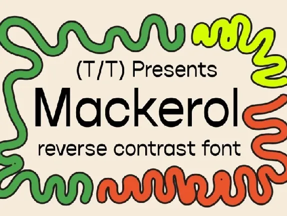 Mackerel font