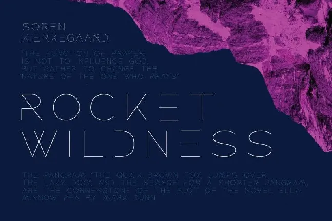 Rocket Wildness font