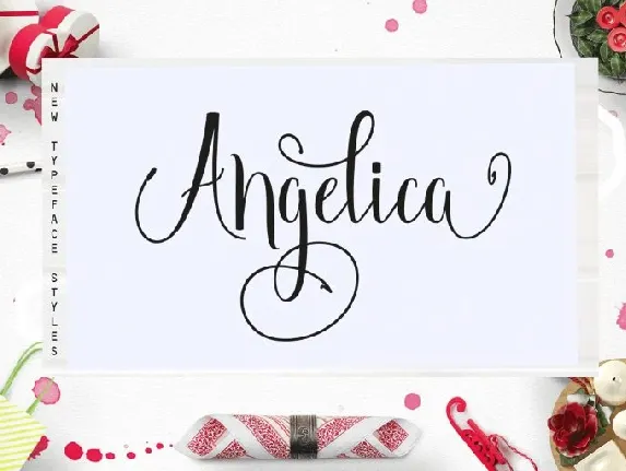 Angelica Script font