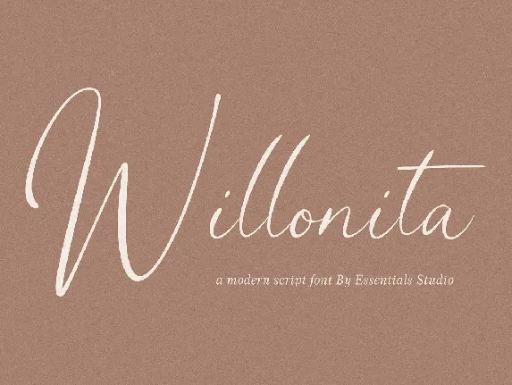 Willonita font