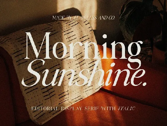 Morning Sunshine font