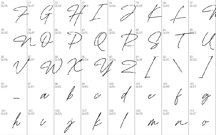 Harington Signature_DEMO font