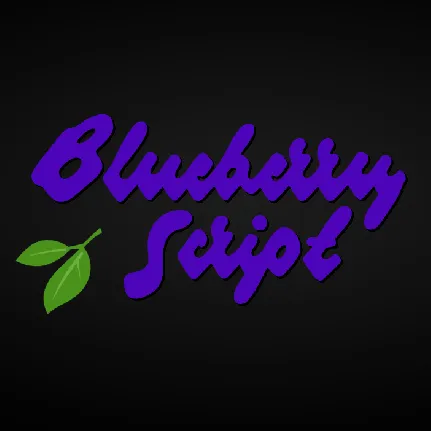 Blueberry Script PERSONAL USE font