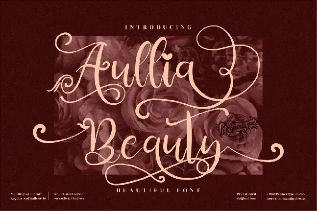 Aullia Beauty font