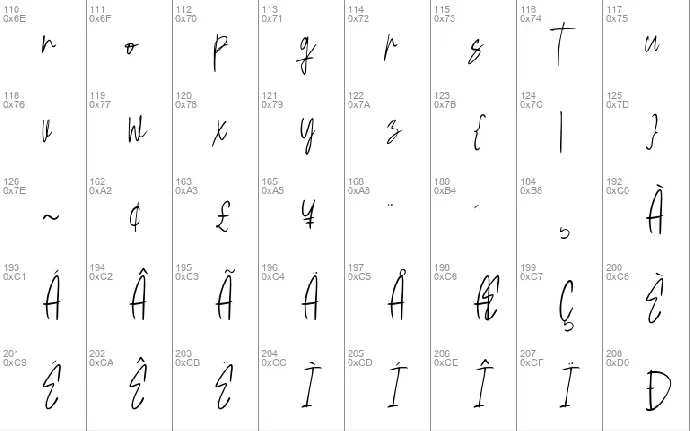 Jesdial Signature font