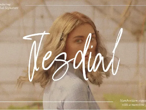 Jesdial Signature font